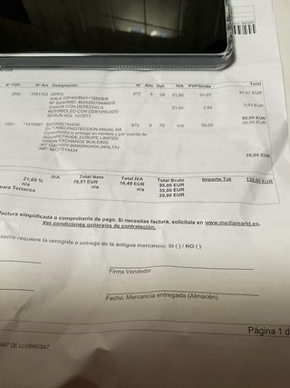 Telefono OPPO A40 128GB