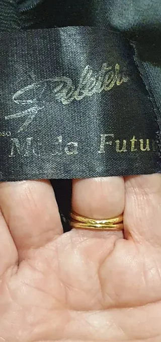 Chaquetón Piel de Mouton Negro/Marrón