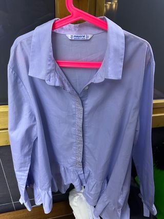 Camisa Mayoral Morada Talla L