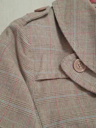 Gabardina EDC Beige/Rosa Talla XL