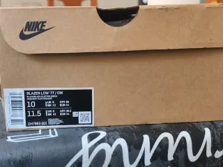 Nike Off White Blazer Low Negro Verde