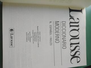 Larousse diccionario moderno español-inglés, [e...