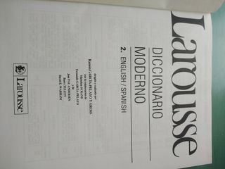 Larousse diccionario moderno español-inglés, [e...