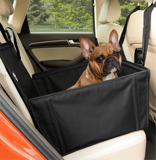 Asiento Coche Perro Negro