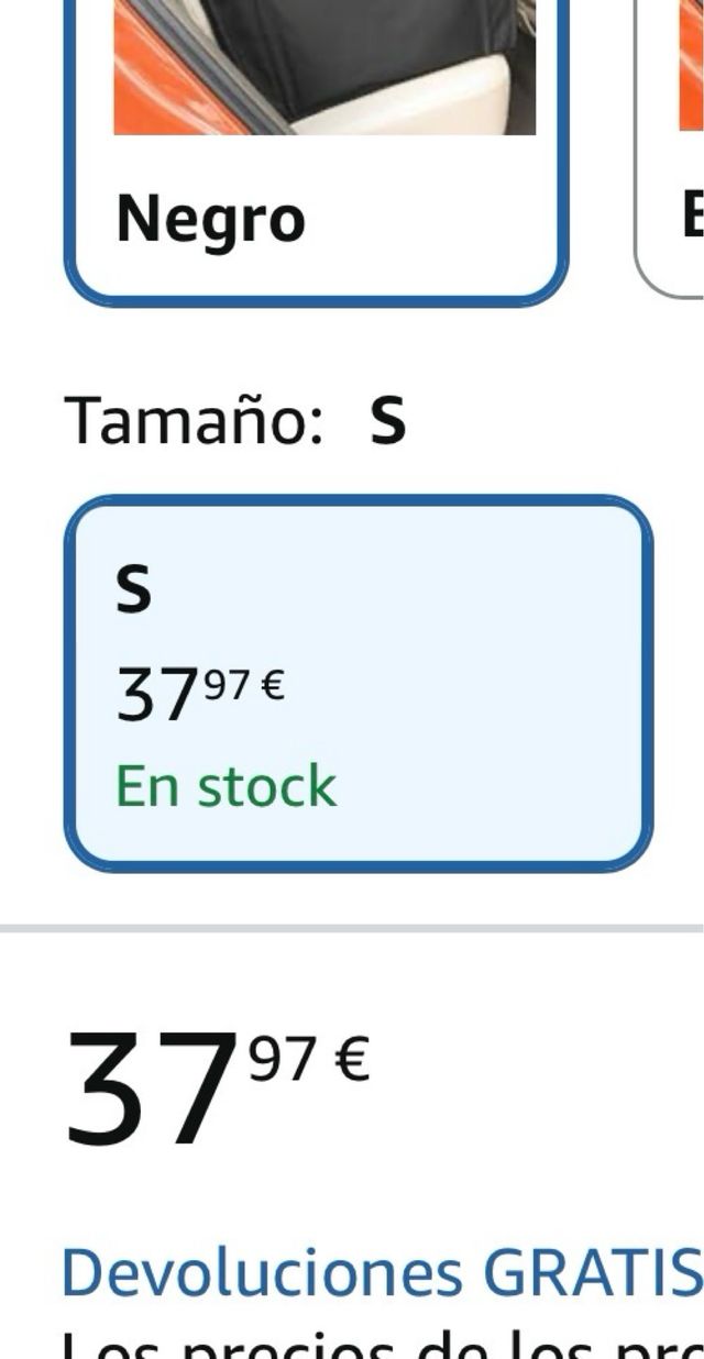 Asiento Coche Perro Negro