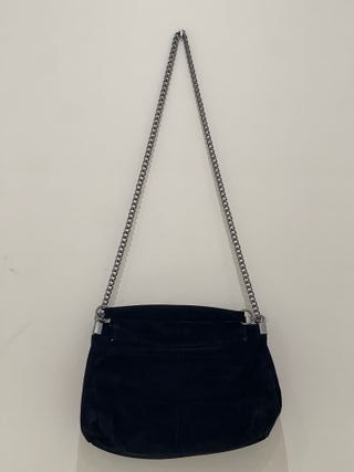 Bolso ZARA serraje negro