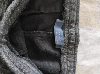 Pantalón térmico hombre gris y negro