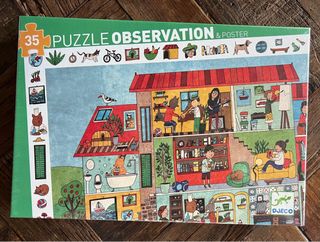 Puzzle de 35 piezas marca Djeco La Casa