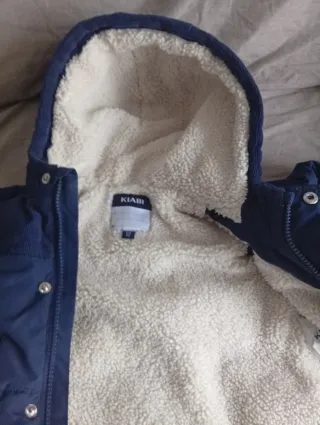 Abrigo invierno niños azul