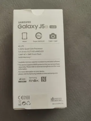 Samsung Galaxy J5 16GB Bianco