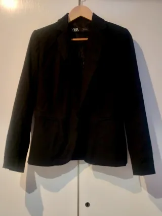 Americana Zara Negra Mujer