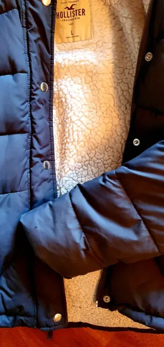 Chaqueta Hollister gris Talla L