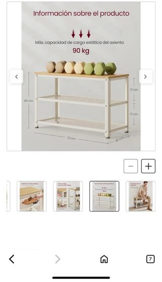 Banco Zapatero Vasagle LBS073W09