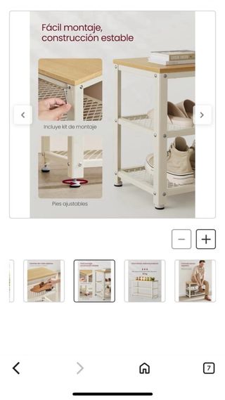 Banco Zapatero Vasagle LBS073W09