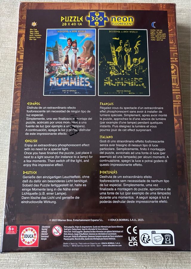 Puzzle 300 piezas Momias Educa