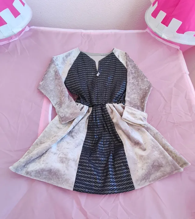 Vestido fiesta niña terciopelo