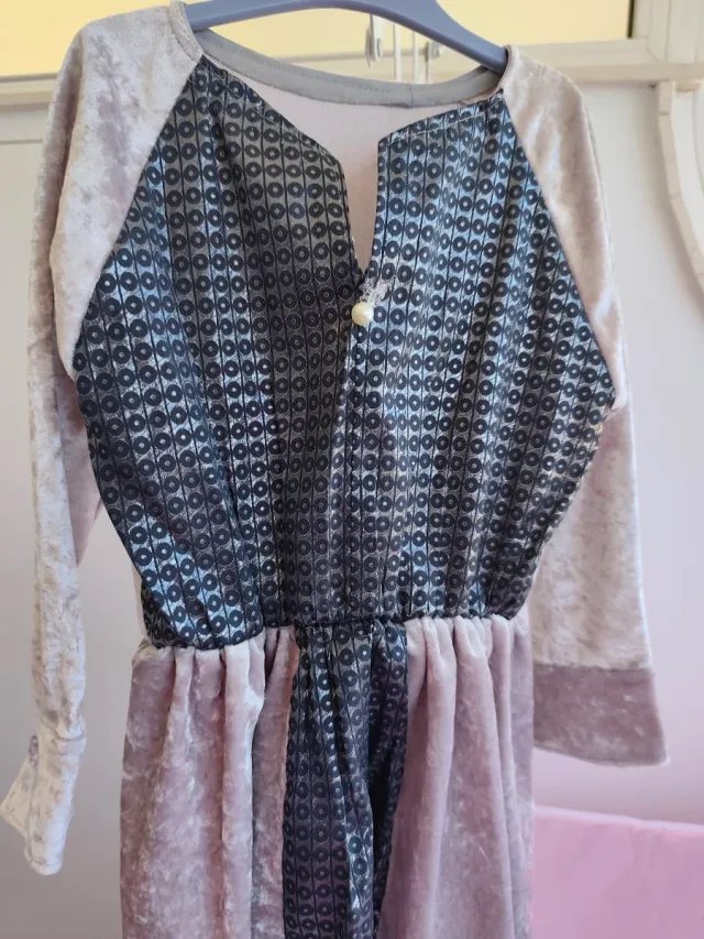 Vestido fiesta niña terciopelo