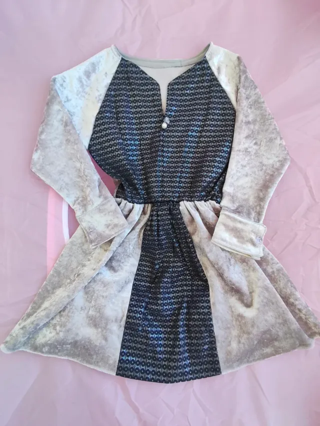 Vestido fiesta niña terciopelo