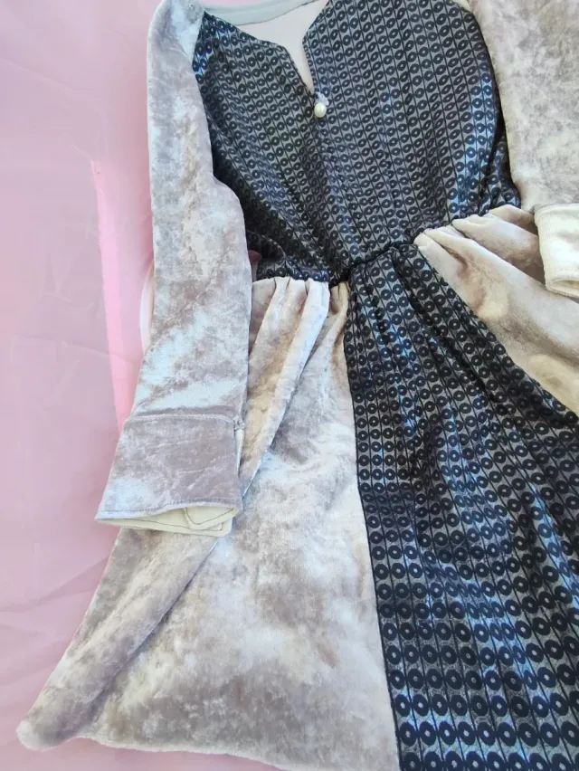 Vestido fiesta niña terciopelo