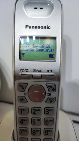 Teléfono Inalámbrico Panasonic Plata