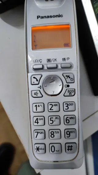 Teléfono Inalámbrico Panasonic Plata