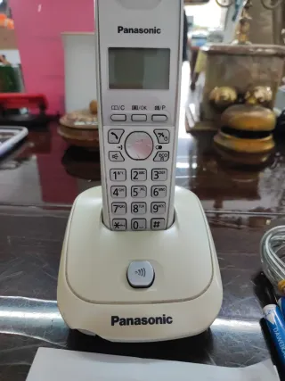 Teléfono Inalámbrico Panasonic Plata