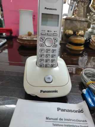 Teléfono Inalámbrico Panasonic Plata