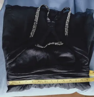 Abito Lipsy London nero con perline