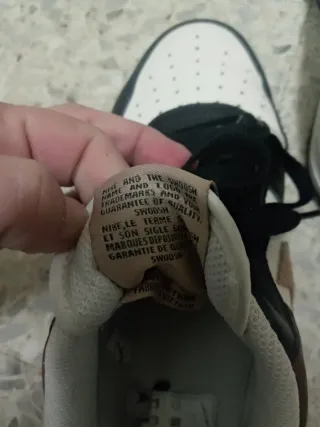 Nike Air Force 1 Beige/Negro/Marrón