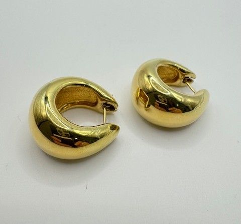 Orecchini Fope a Cerchio Grosso in Oro 18K