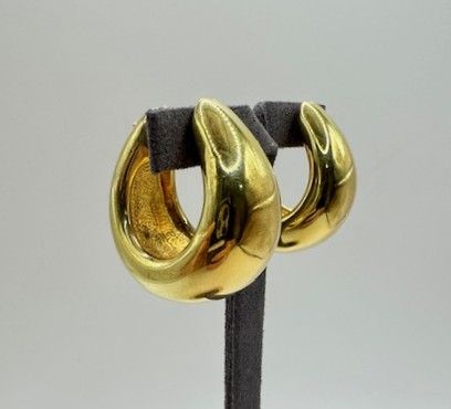 Orecchini Fope a Cerchio Grosso in Oro 18K