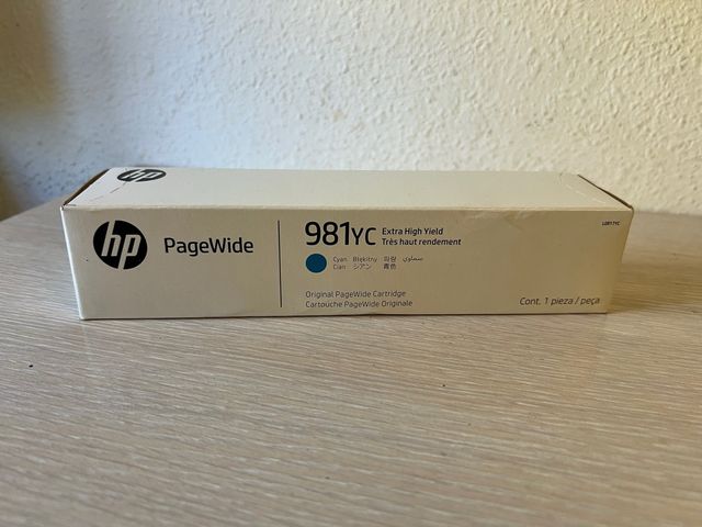 HP 981YC Cartucho Tinta Cyan PageWide