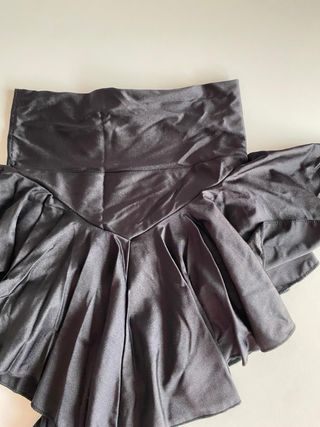 Falda patinaje artístico licra negra