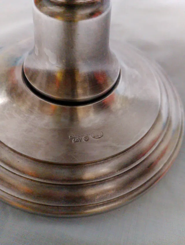 Alzatina vintage Sanbone placcata argento