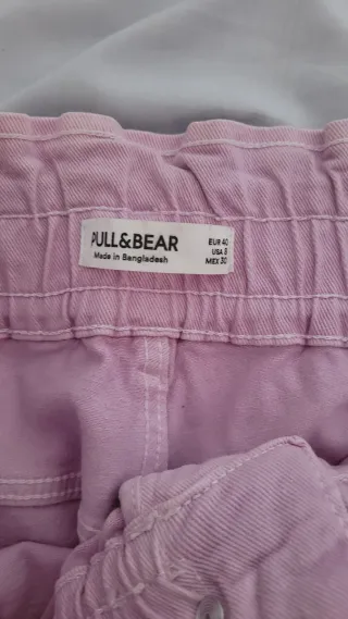 Pantalón Mom Elástico Rosa