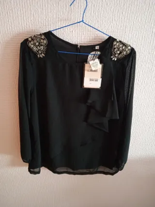 Blusa Almatrichi Negra Talla XL