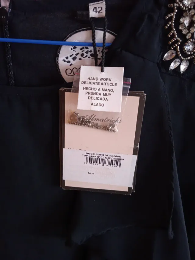 Blusa Almatrichi Negra Talla XL