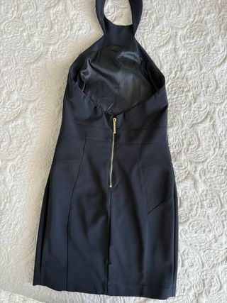 Vestido Elisabetta Franchi Negro Tachuelas