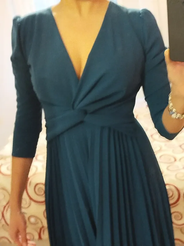 Vestido fiesta corte midi de Mariquita Trasquila