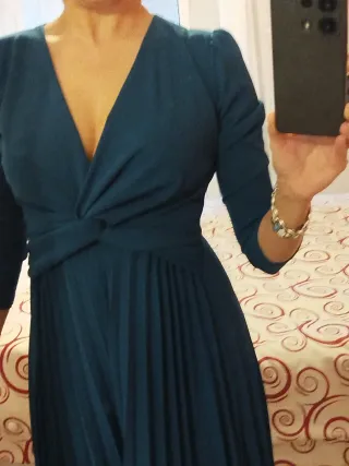 Vestido fiesta corte midi de Mariquita Trasquila