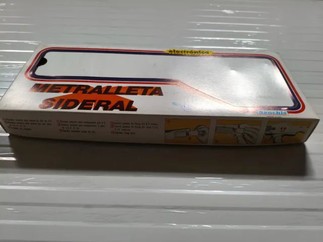 Metralhadora Sideral Sanchis - Brinquedo Antigo