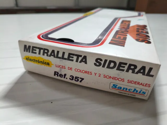 Metralhadora Sideral Sanchis - Brinquedo Antigo