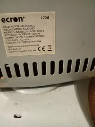 Radiador Ecron 3 barras ecron giratoria