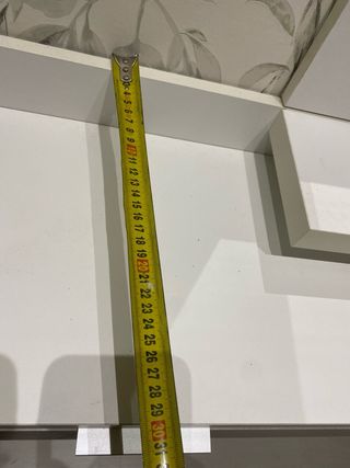 Mueble entrada madera con espejo