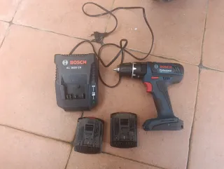 Taladro Bosch Profesional + Cargador + 2 Baterías