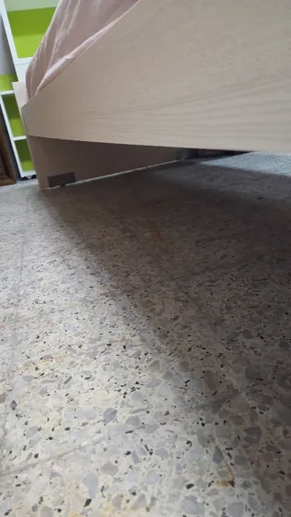 Cama individual con colchón