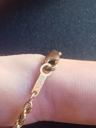 Pulsera Cordón GF 14K (Edición Premium)