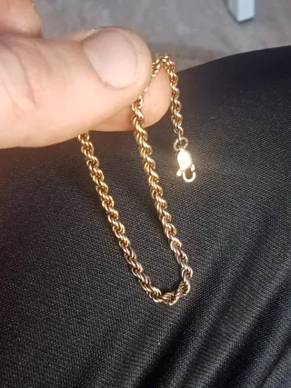 Pulsera Cordón GF 14K (Edición Premium)