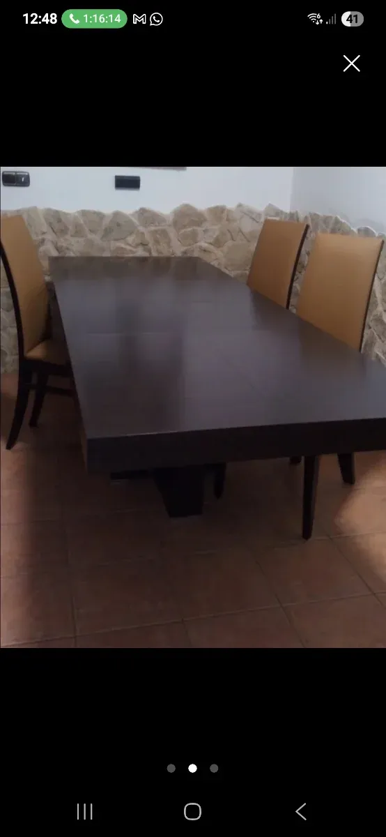 Mesa de comedor y 4 sillas