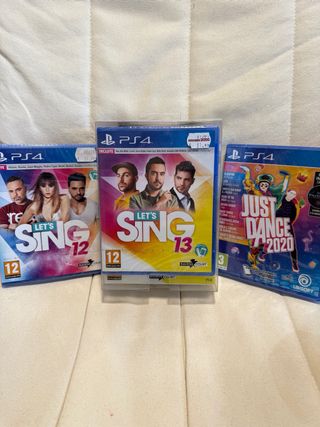 LOTE FIESTA PS4 PS5 LET’S SING + JUST DANCE PRECIN